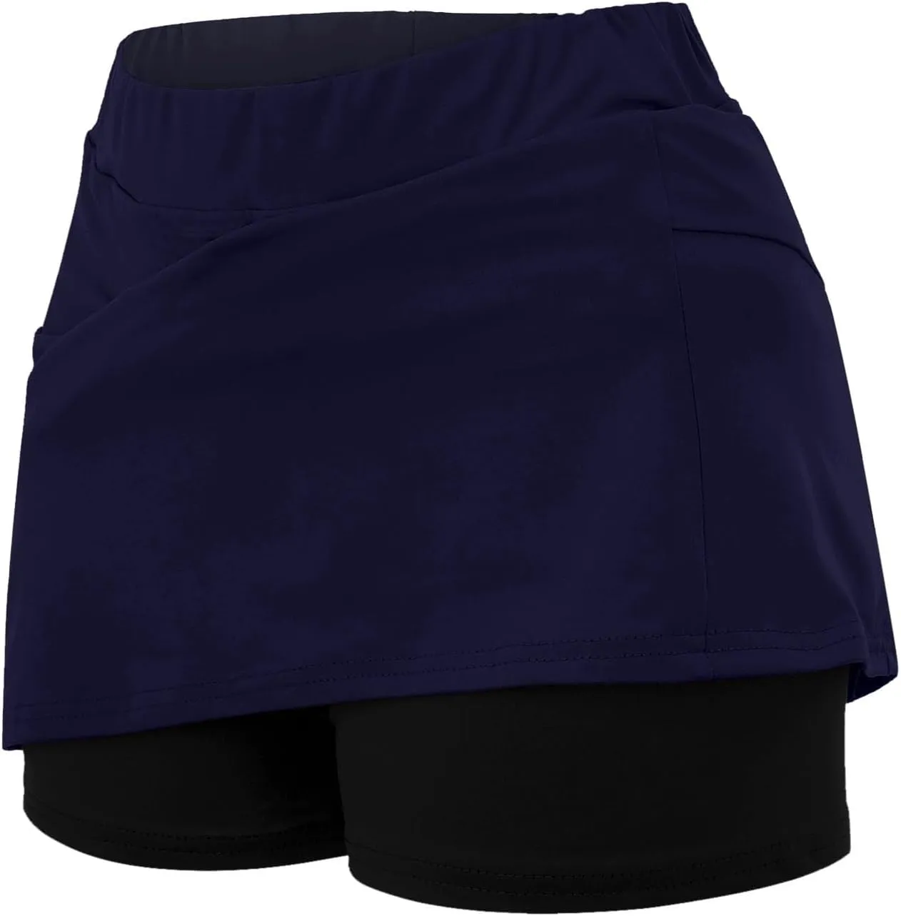 FZVYD Skorts for Women High Waist Tummy Control Yoga Shorts Dressy Casual Athletic Tennis Mini Short Skirts with Pockets