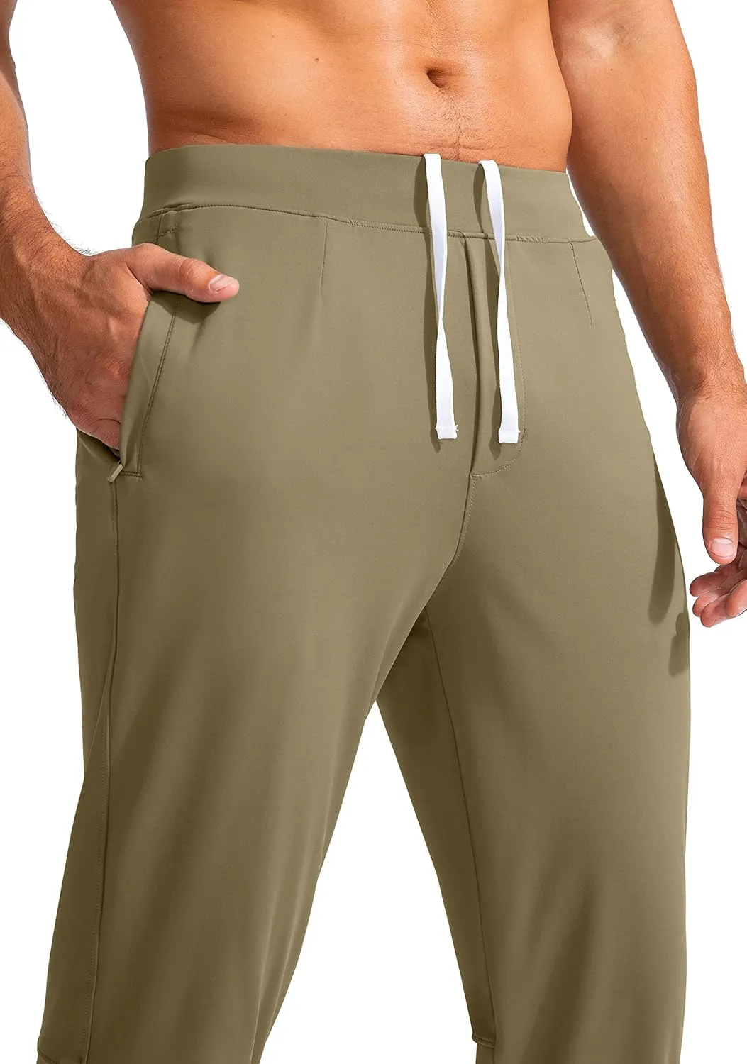 G Gradual Men's Golf Joggers Pants with Zipper Pockets Stretch Sweatpants Slim Fit Track Pants Joggers for Men Work Running