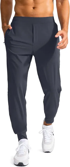 G Gradual Men's Golf Joggers Pants with Zipper Pockets Stretch Sweatpants Slim Fit Track Pants Joggers for Men Work Running