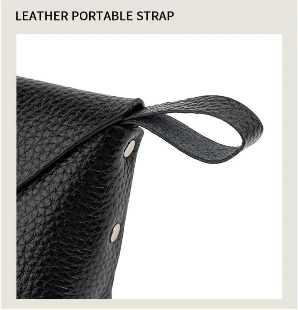 Genuine Leather Mini Purse for Women Wristlet Coin Purse Clutch Wallet Change Pouch