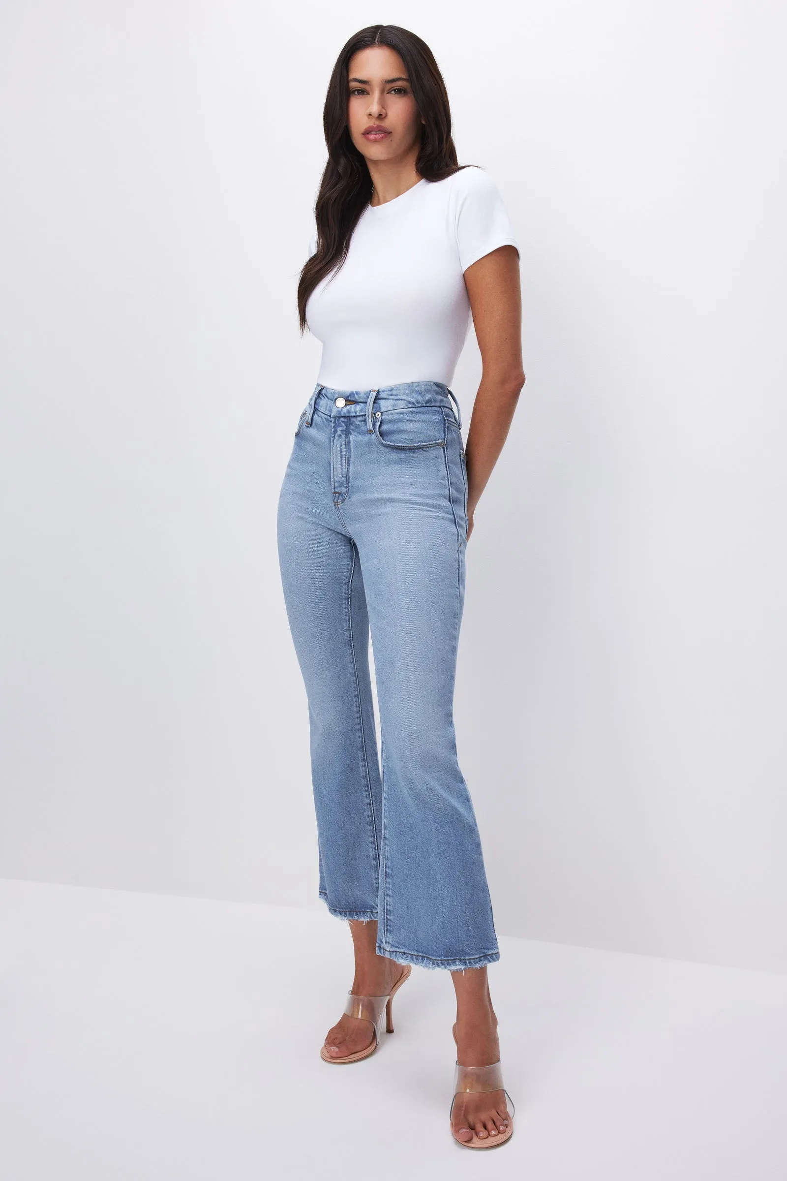 Good Legs Crop Mini Boot Jeans