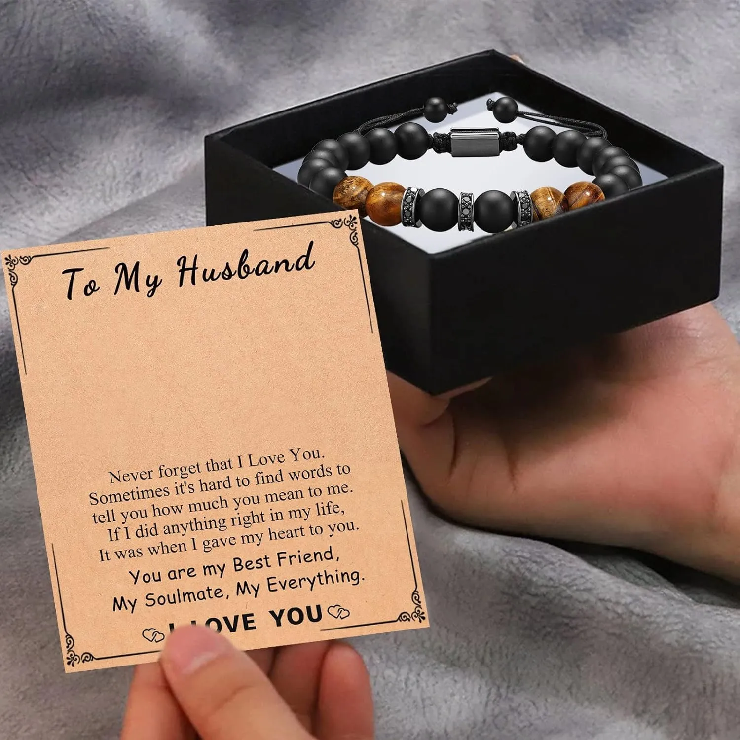 Gwg-1000 Bracelet Colorful Natural Stone Beads Card Bracelet Braided Rope Handmade Stone Woven Bracelet Jewelry