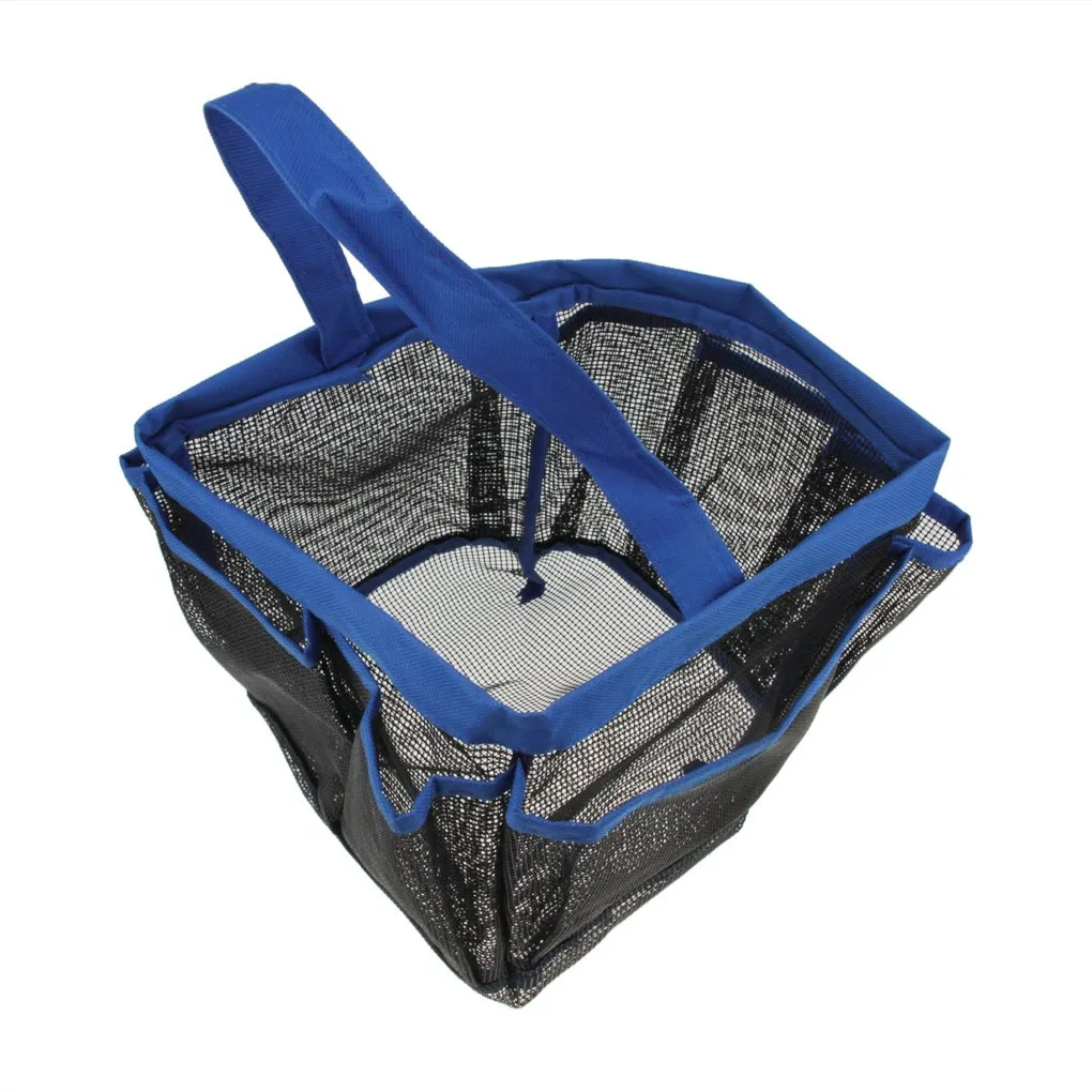 Hanging Toiletry Bag with 8 Compartment Mesh Shower Caddy,Quick Dry Shower Tote Bag Organizer for Cosmetics, Swimming Supplies,Bathroom Shampoo,Soap,Body Wash,Towels,Shaving Tools and Other Toiletries