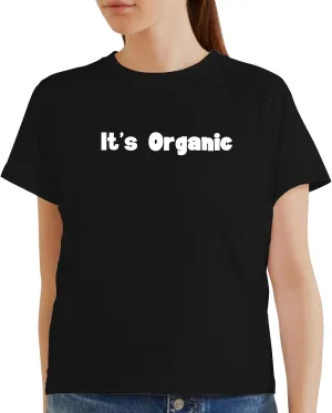 Harding Industries It's Organic - Women's Soft Graphic Misses Cut T-Shirt CP05 Black