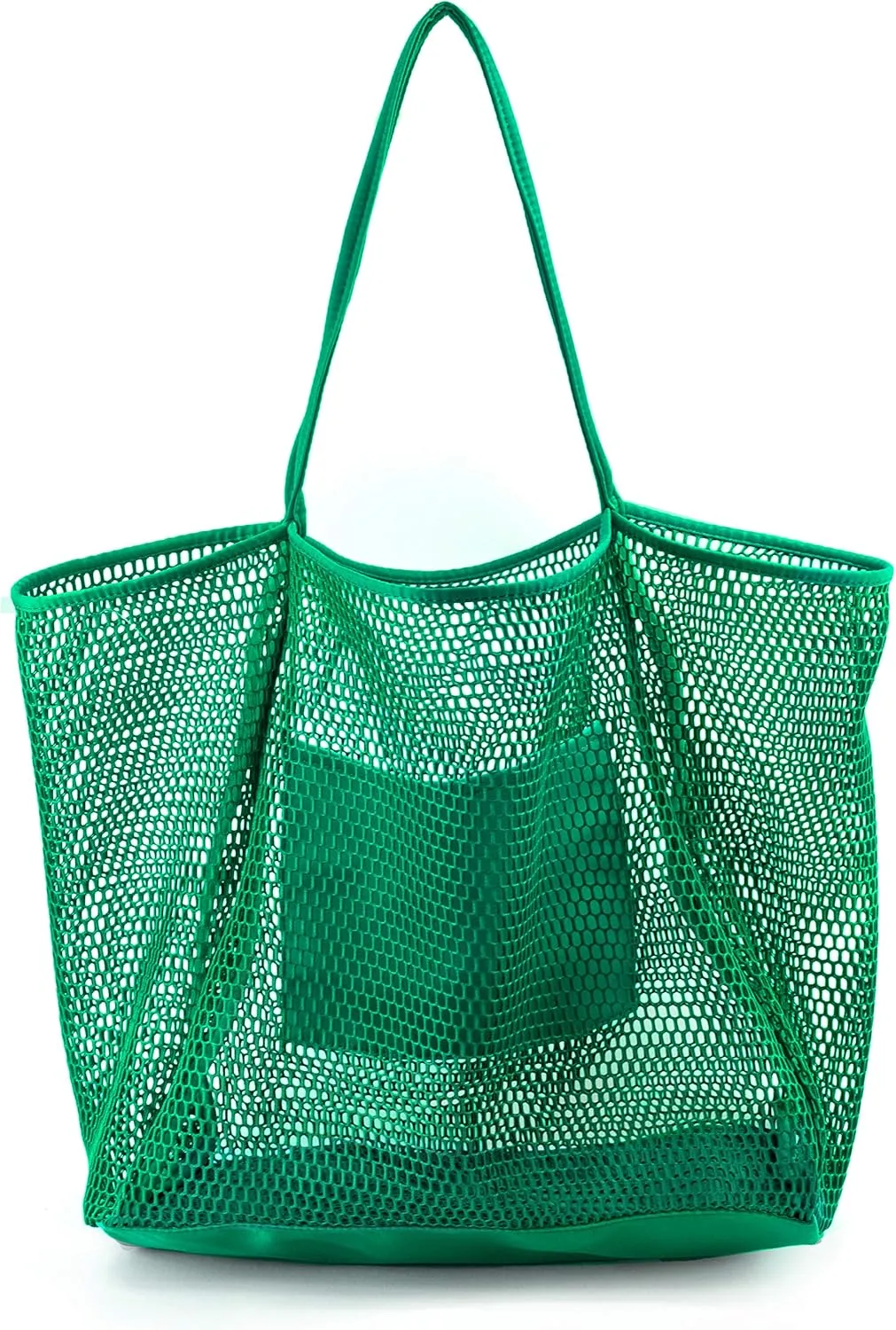 HOXIS Mesh Beach Tote Womens Shoulder Handbag