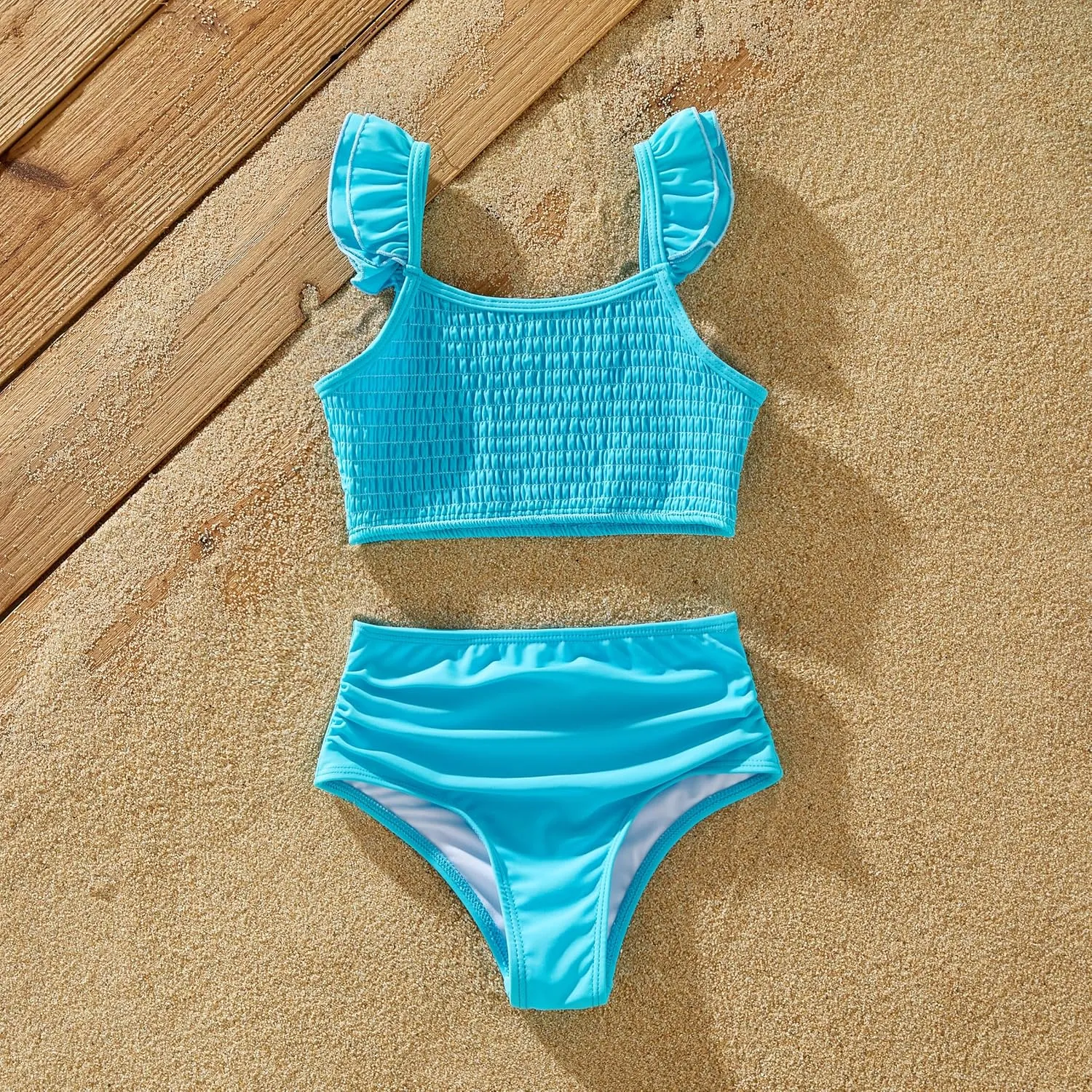 IFFEI Mommy and Me Family Matching Swimsuits Womens Bathing Suit Two Piece Bikini Sets