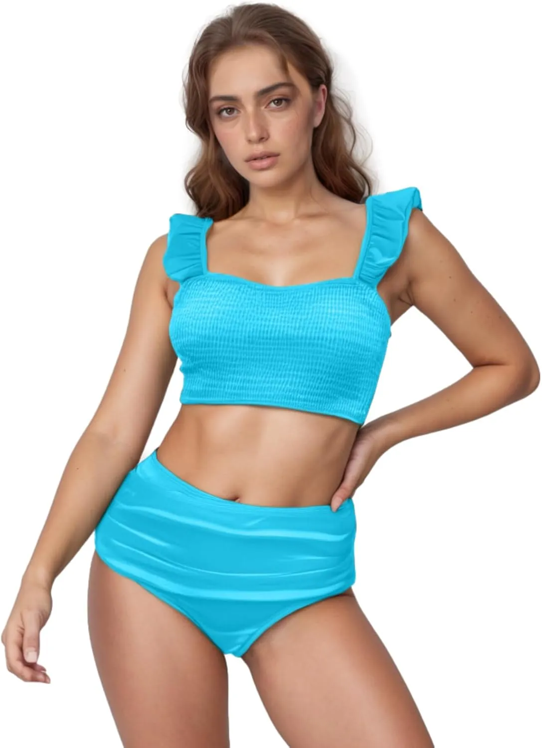 IFFEI Mommy and Me Family Matching Swimsuits Womens Bathing Suit Two Piece Bikini Sets