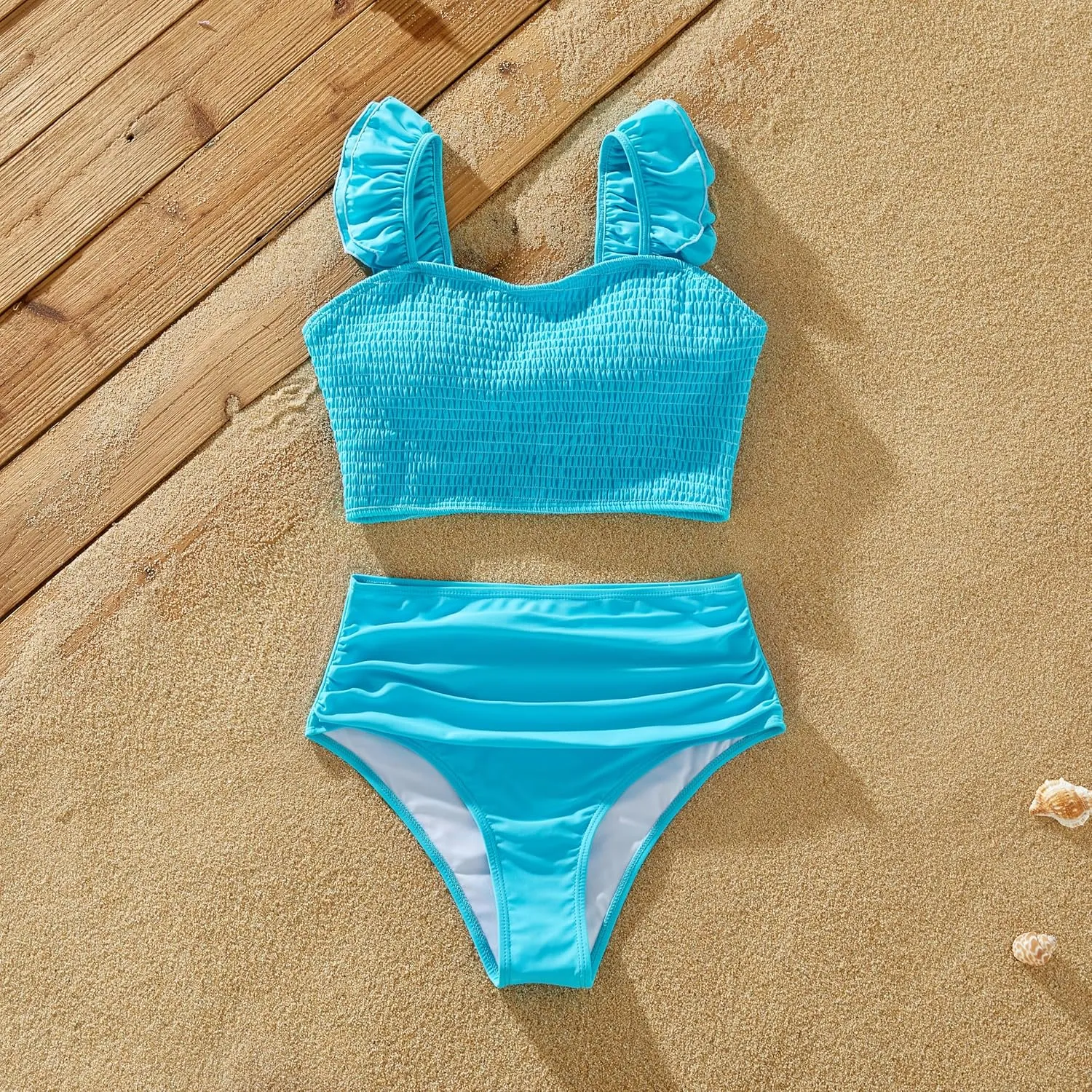 IFFEI Mommy and Me Family Matching Swimsuits Womens Bathing Suit Two Piece Bikini Sets