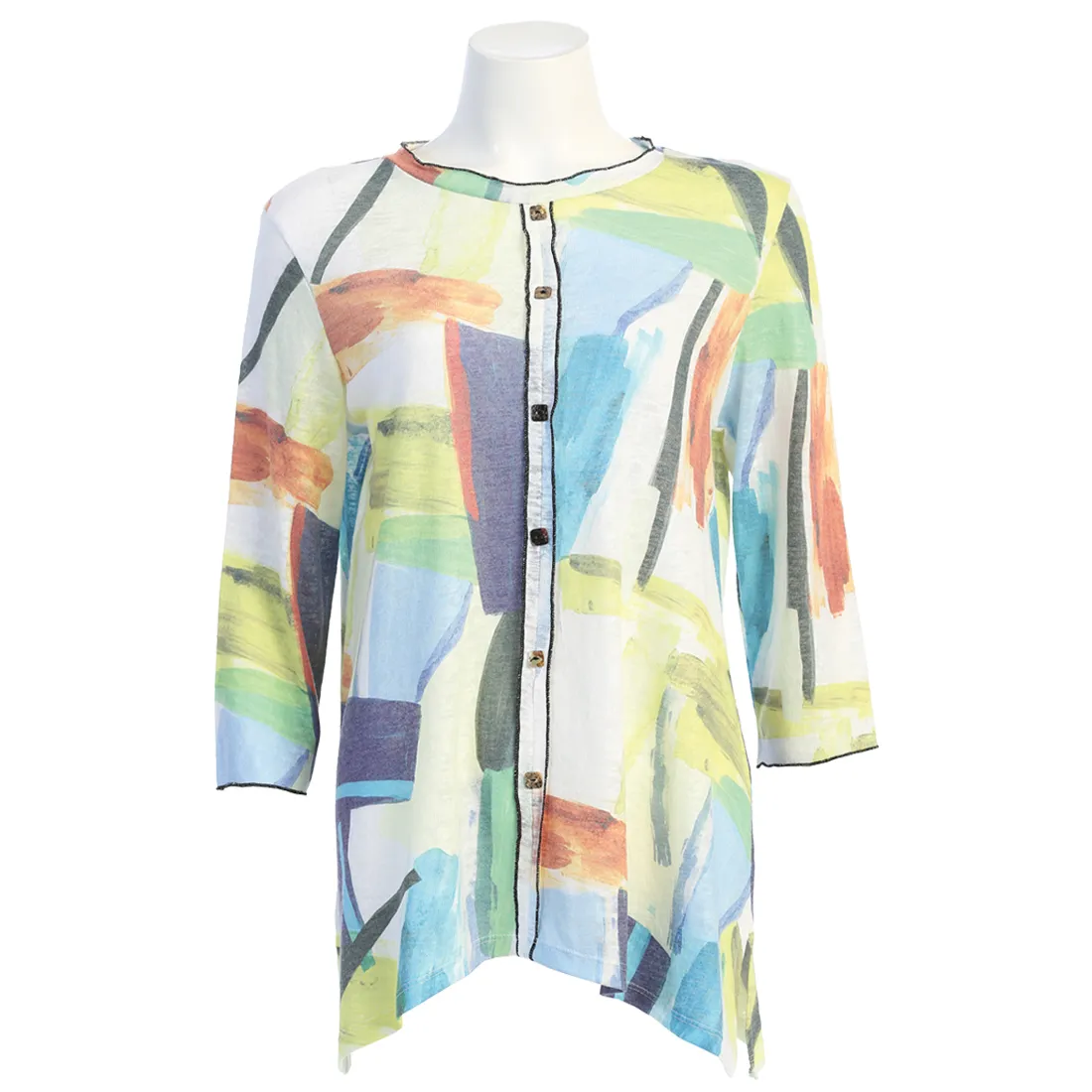 Jess & Jane "Palette" Sweater Knit Tunic - LG5-1599 - L & XL Only