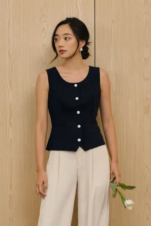 Jesse Button Front Vest