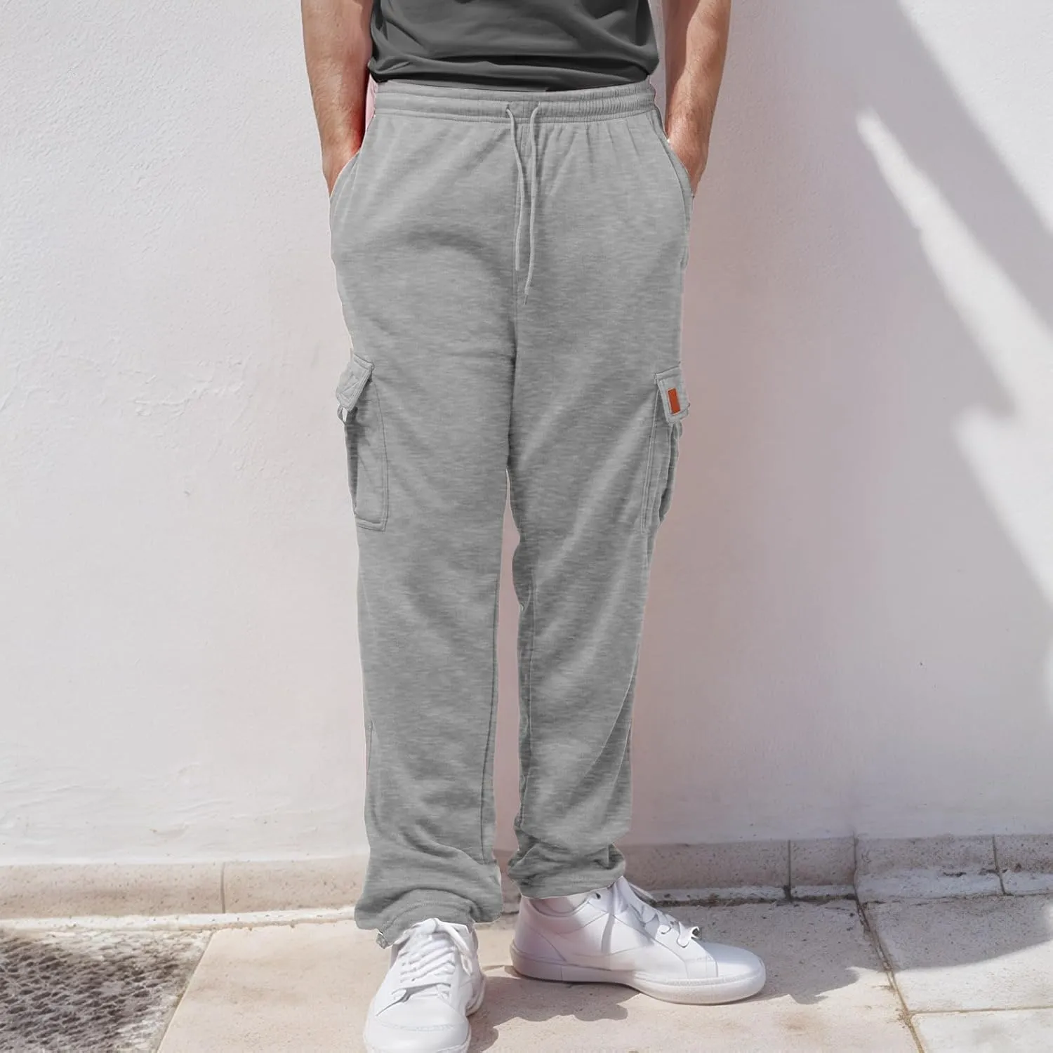 Joggers for Men Pants Mens Hiking Cargo Pants Loose Fit Trousers Athletic Joggers Sweatpants Lightweight Work Pants