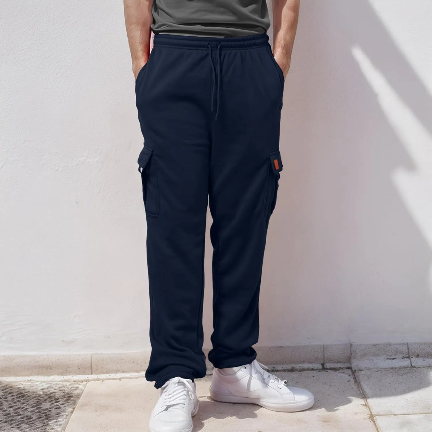 Joggers for Men Pants Mens Hiking Cargo Pants Loose Fit Trousers Athletic Joggers Sweatpants Lightweight Work Pants