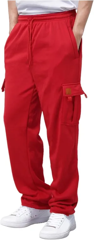 Joggers for Men Pants Mens Hiking Cargo Pants Loose Fit Trousers Athletic Joggers Sweatpants Lightweight Work Pants