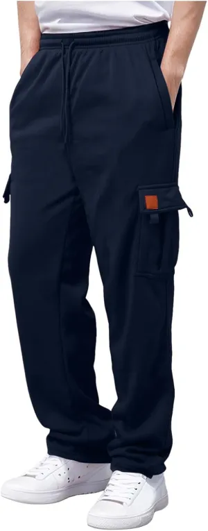 Joggers for Men Pants Mens Hiking Cargo Pants Loose Fit Trousers Athletic Joggers Sweatpants Lightweight Work Pants