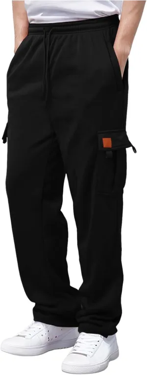 Joggers for Men Pants Mens Hiking Cargo Pants Loose Fit Trousers Athletic Joggers Sweatpants Lightweight Work Pants