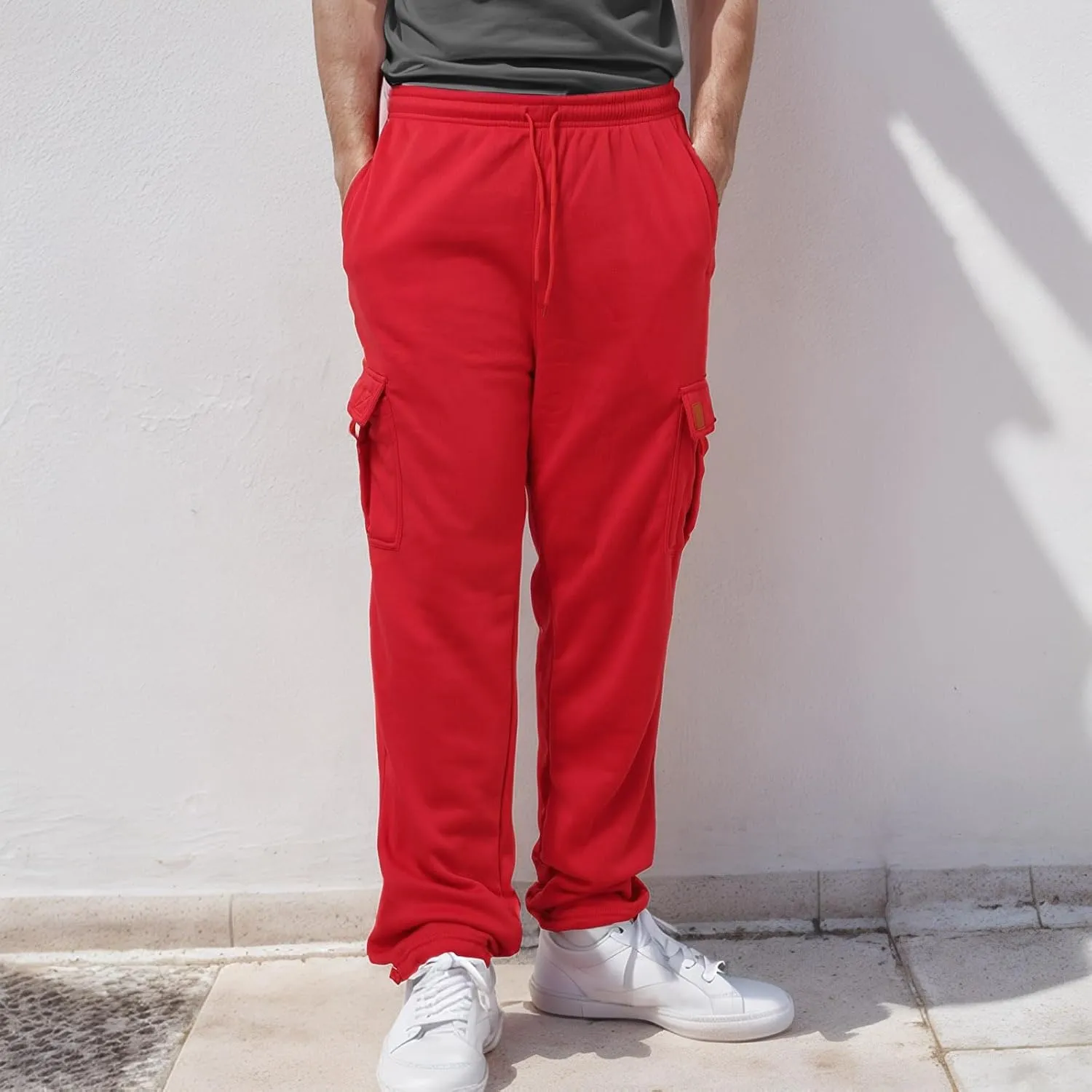 Joggers for Men Pants Mens Hiking Cargo Pants Loose Fit Trousers Athletic Joggers Sweatpants Lightweight Work Pants