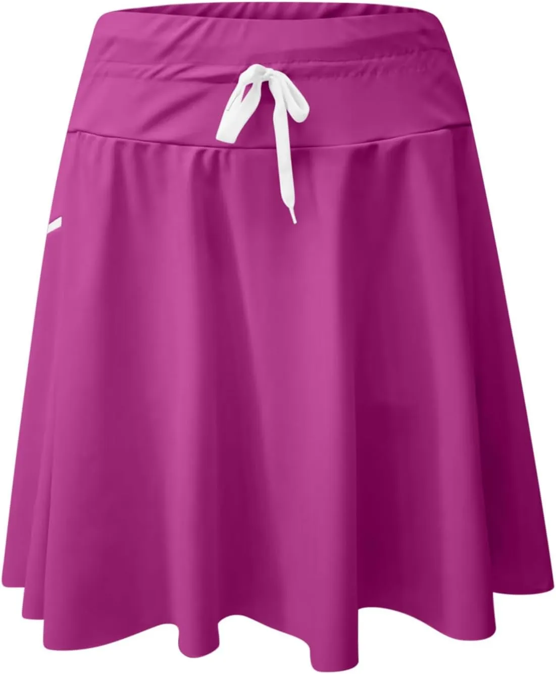 Ladies Skirt Swimwear High Waisted Bathing Suit Skirt Pleated Plain Swim Skorts for Women with Pockets 2025 Trendy