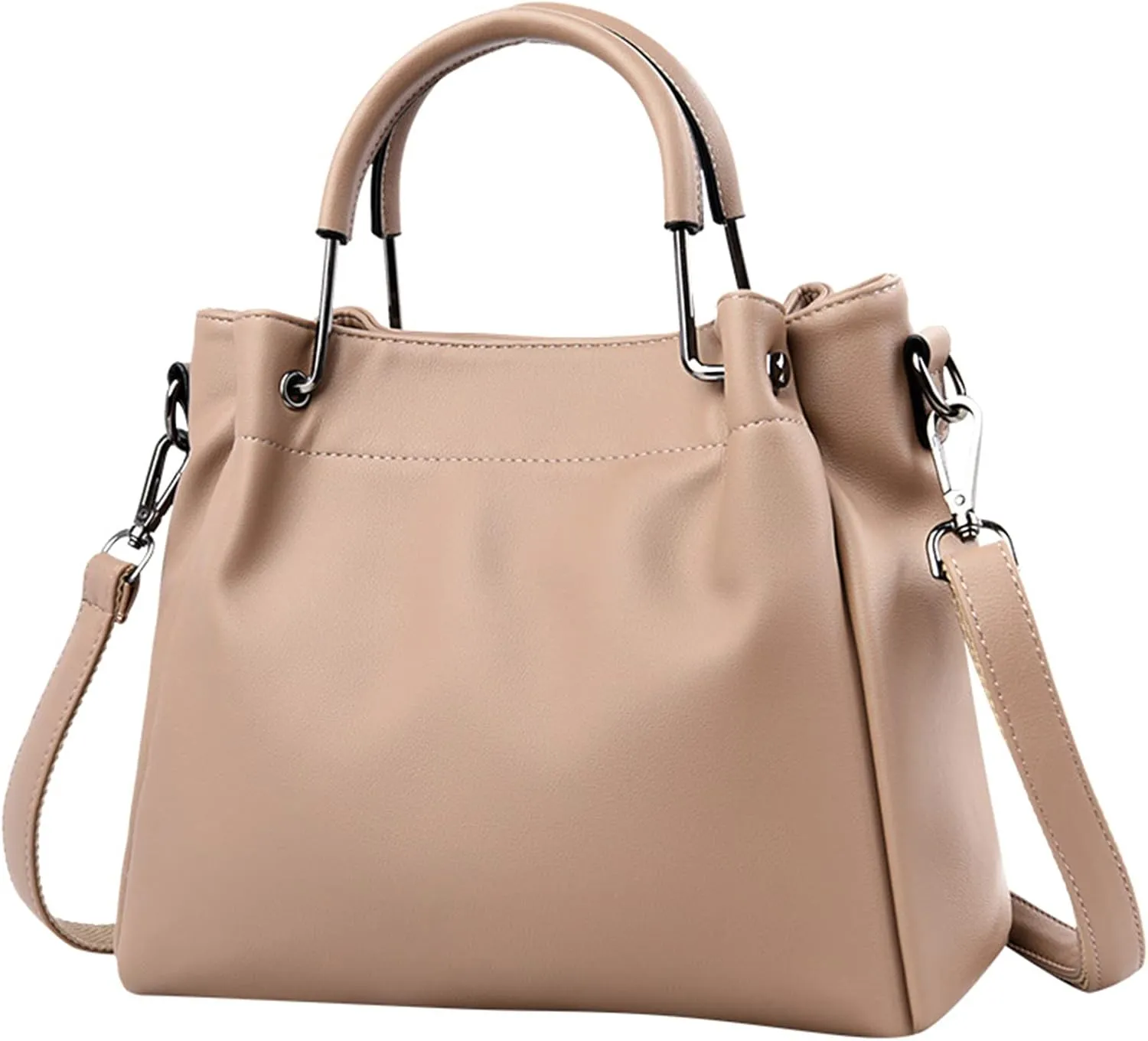 Large Bucket Bag Women Single Shoulder Crossbody Handbags PU leather Handbag Commuter Bag Women Tote Bags
