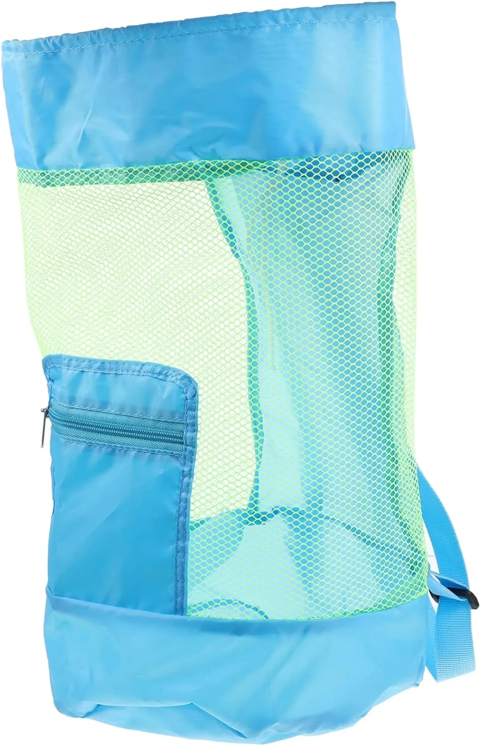Large Mesh Beach Bag for Kids Seashell Collecting Toy Backpack Beach Toys Storage Waterproof Swimming Bag Outdoor Activity Accessory