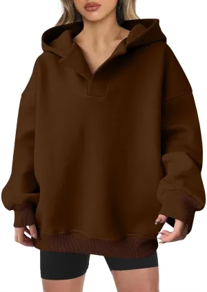 Lastesso Fall Fashion for Women 2024 Trendy Long Sleeve Hoodie Sweatshirt Oversized Comfort Pullover Preppy Clothes
