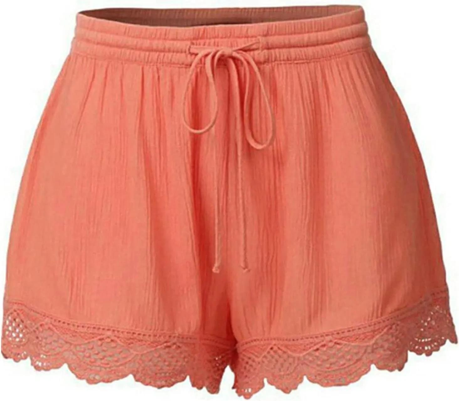 LCMTWX Plus Size Shorts Sweat Shorts Elastic Waist Running Workout Shorts with Pockets Women's Wide Leg Pants Plus Size