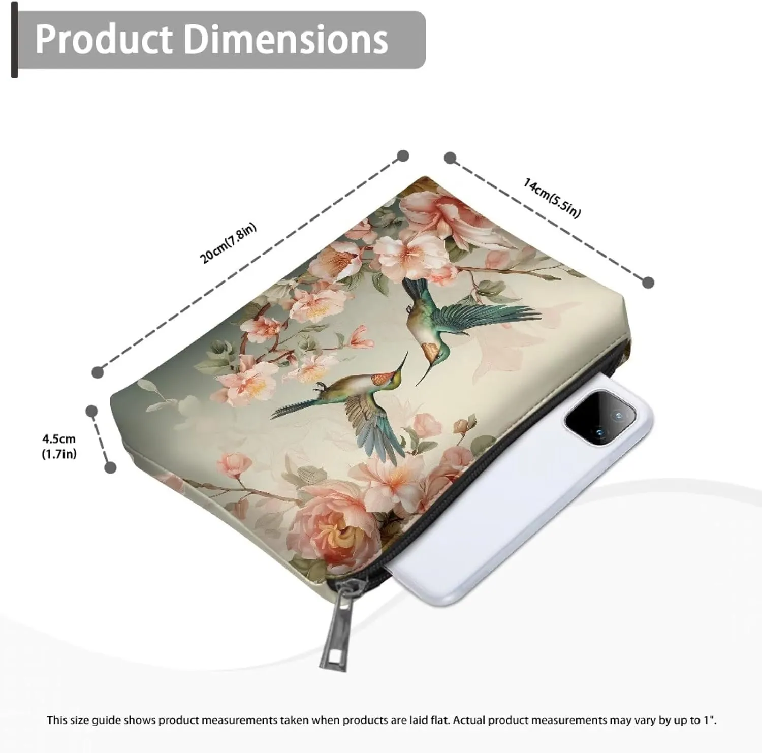 Leather Wristlet Handbags Purses for Women Girls Fashion Cell Phone Clutch Wallet Bags Zip for Cards Keys Phone