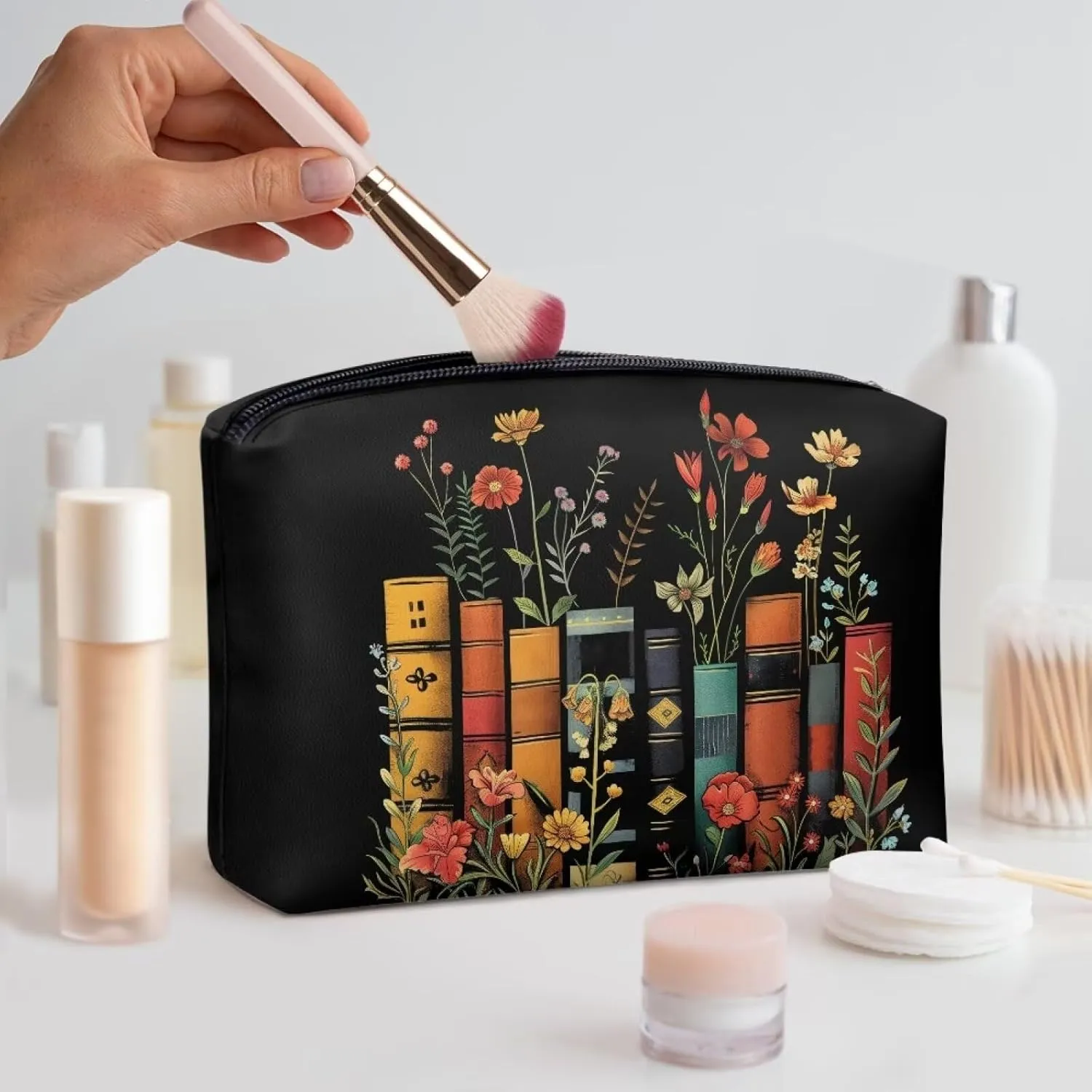 Leather Wristlet Handbags Purses for Women Girls Fashion Cell Phone Clutch Wallet Bags Zip for Cards Keys Phone