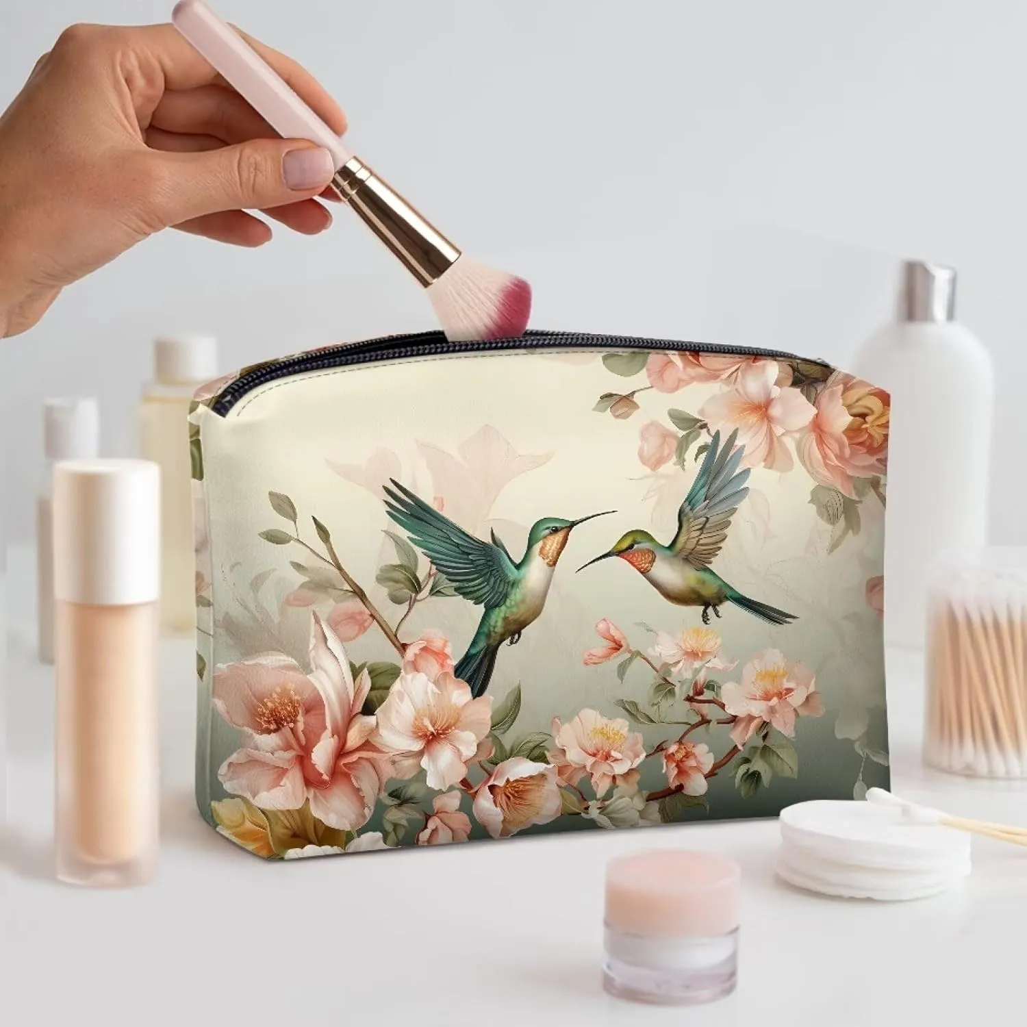 Leather Wristlet Handbags Purses for Women Girls Fashion Cell Phone Clutch Wallet Bags Zip for Cards Keys Phone