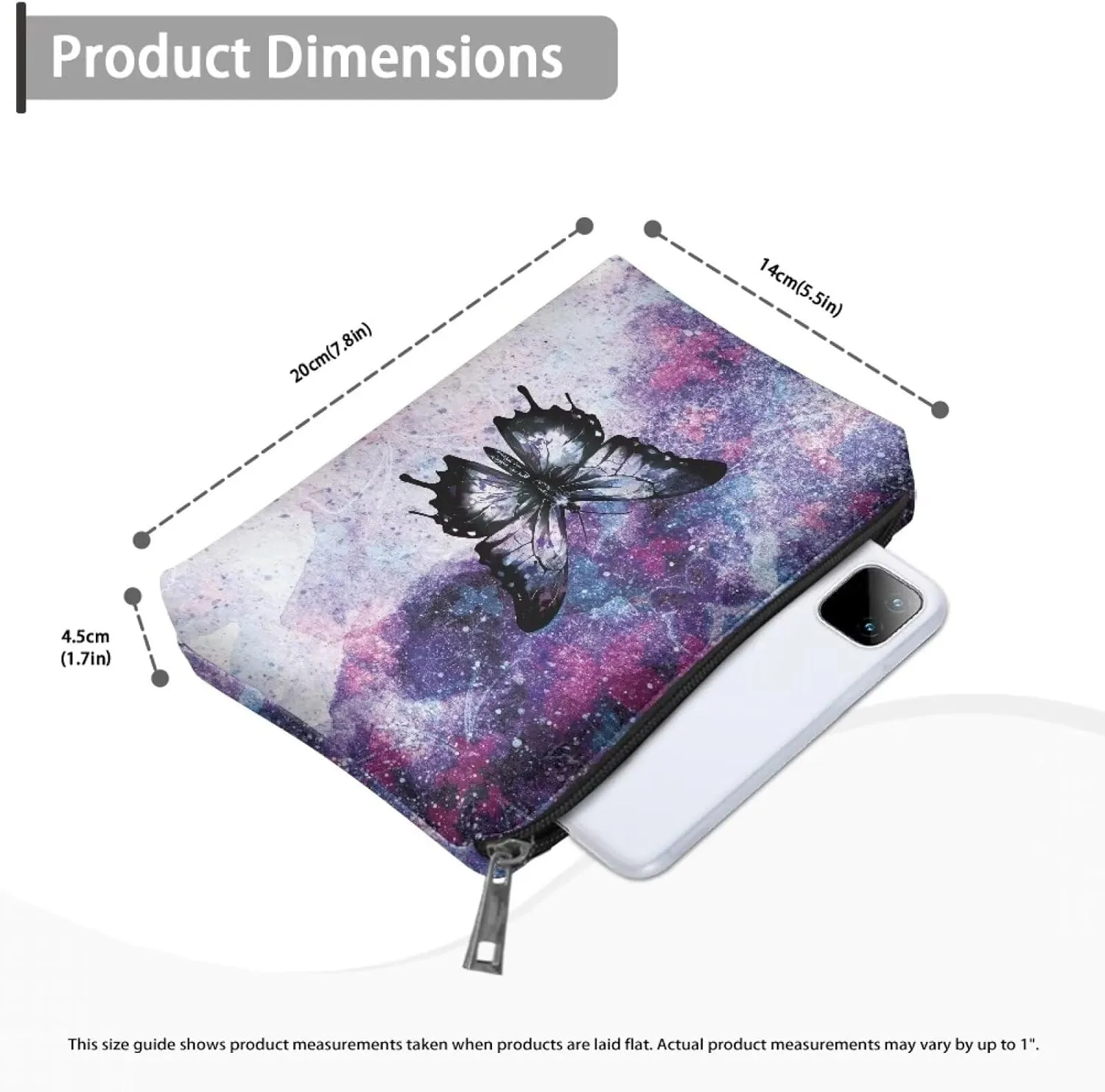 Leather Wristlet Handbags Purses for Women Girls Fashion Cell Phone Clutch Wallet Bags Zip for Cards Keys Phone