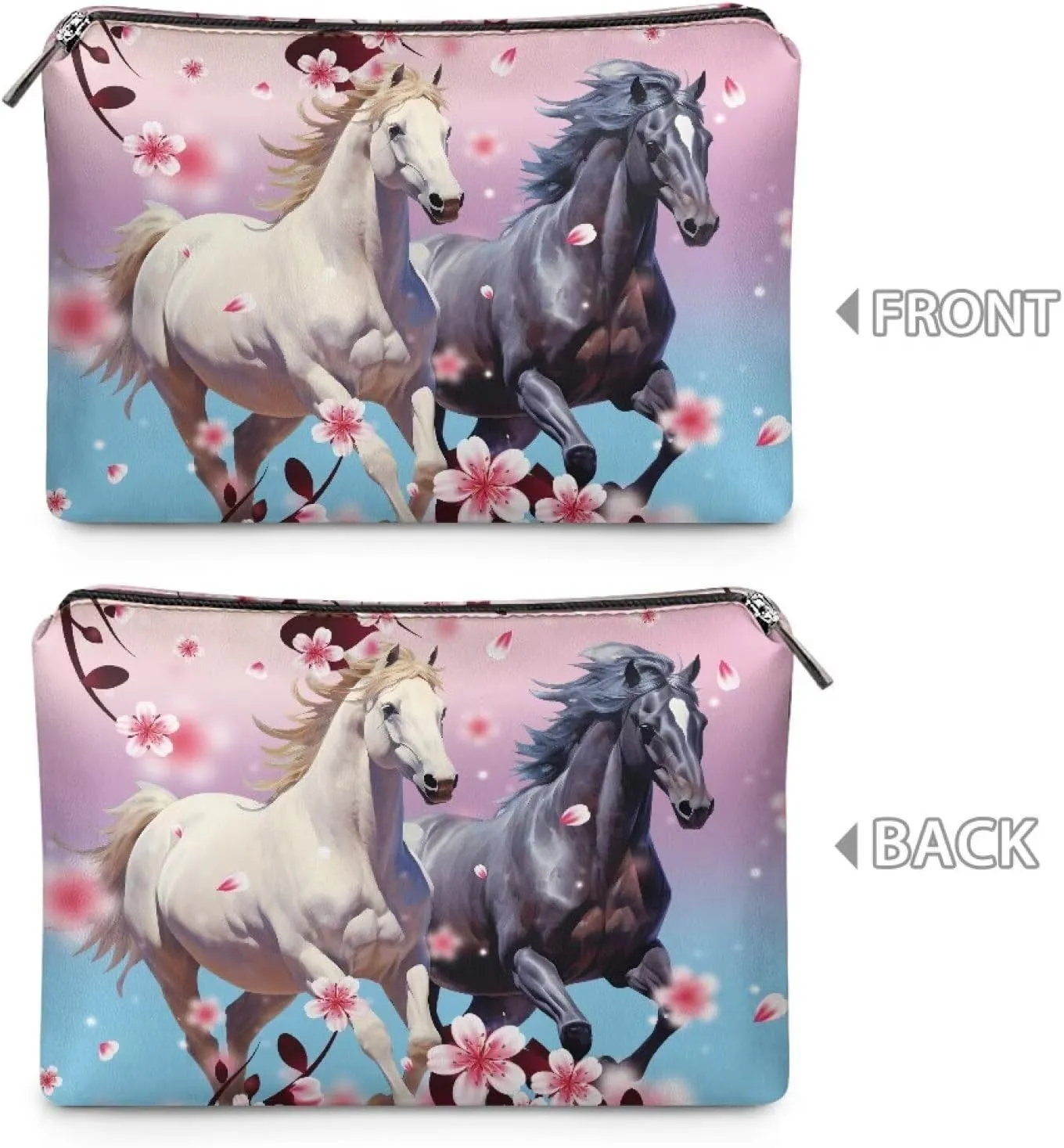 Leather Wristlet Handbags Purses for Women Girls Fashion Cell Phone Clutch Wallet Bags Zip for Cards Keys Phone