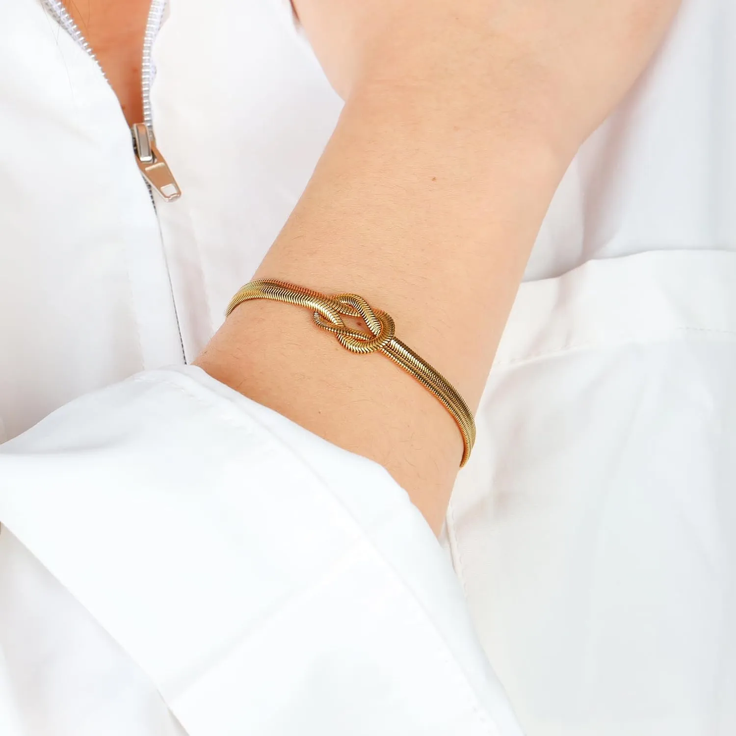 Love Knot Snake Chain Infinity Bracelets Friendship Bracelets Valentine Christmas Gifts For Her Jewelry