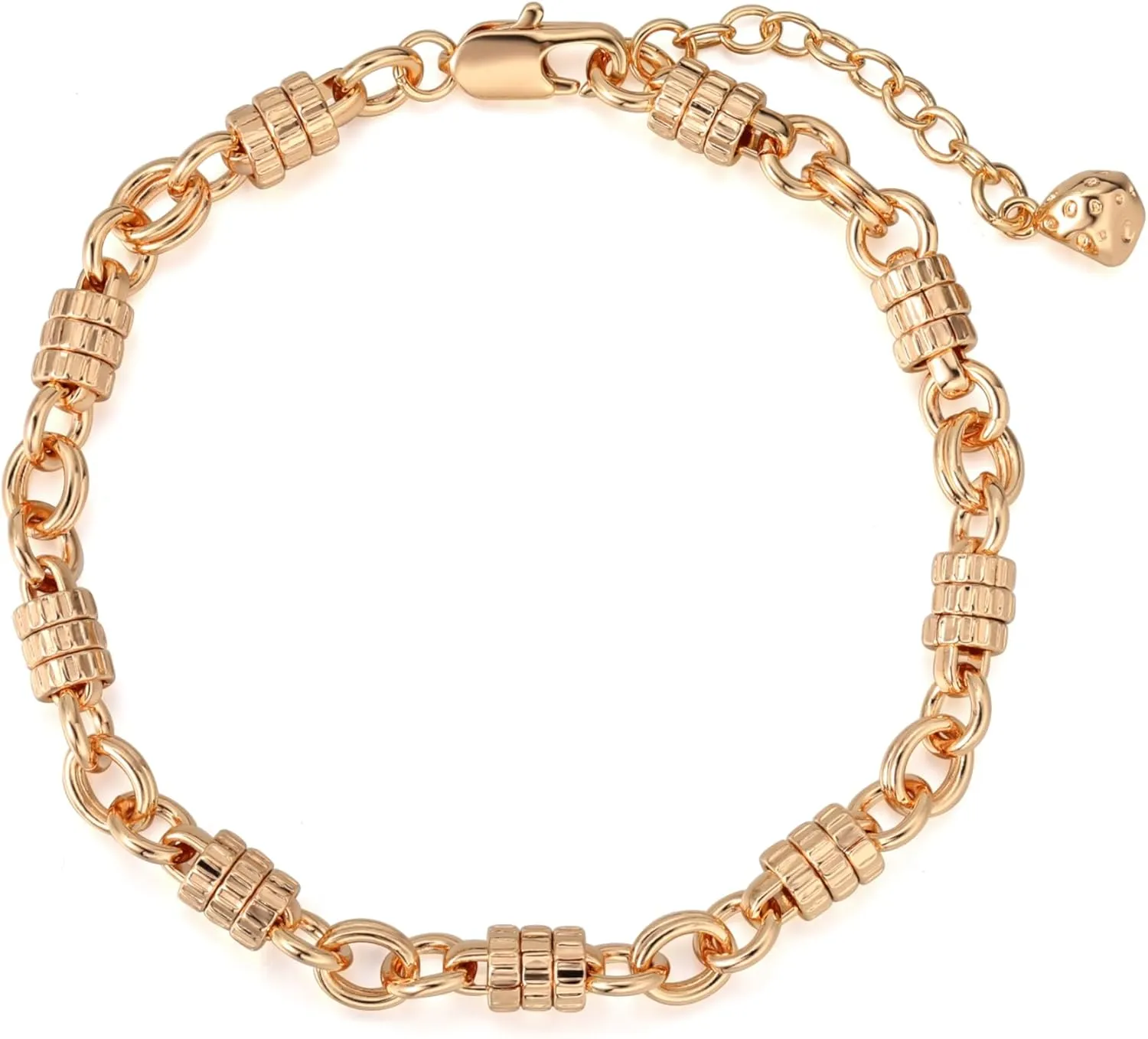 LOYATA Gold Bracelet for Women 14K Gold Plated Dainty Chain Simple Jewelry Gift for Women