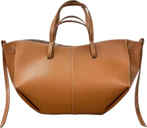 MAIYA Women's Ultrafiber Leather Trendy Work Tote Shoulder Hand Bag with Mini Bag and Pouch Included, Large
