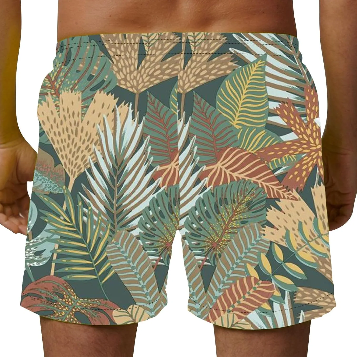 Men 2 Piece Shorts Set Dye Sports Shorts Casual Beach Couple Pants Jean Shorts Mens Swim with Drawstring Mens Swim