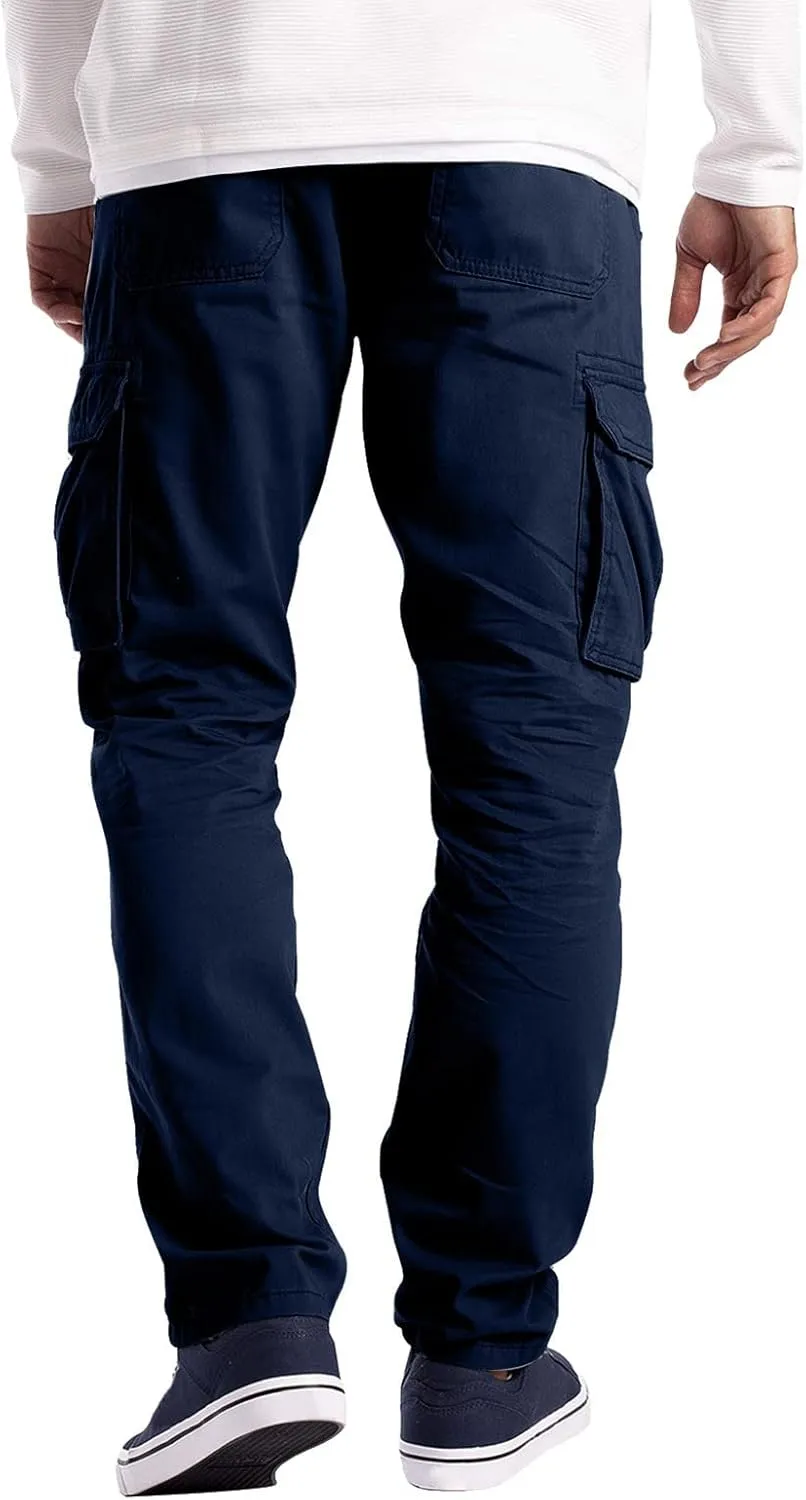 Men's Cargo Sweatpants Cargo Trousers Utility Pants with Zip Pockets Joggers for Men Cargo Athletic Mens Joggers Pants