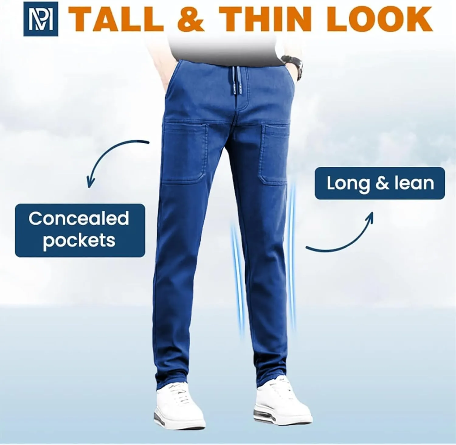 Mens Corduroy Drawstring Elastic Waist Baggy Tapered Wide Leg Cargo with Pockets Casual Joggers Sweatpants Pants
