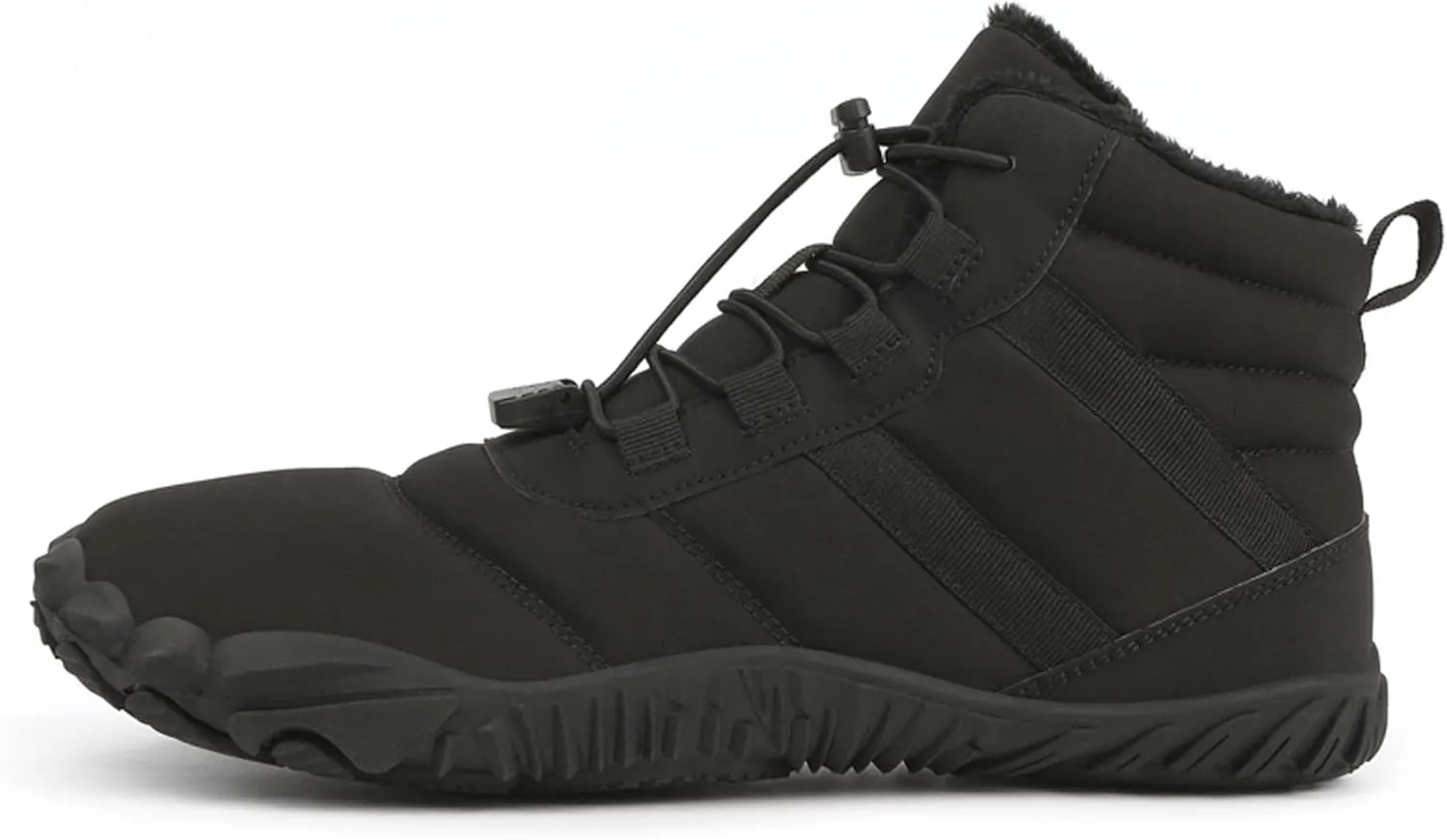 Men's Women's Winter Snow Boots-Warm Fur Lined Winter Boots-Waterproof Snow Sneakers-Barefoot Wide Toe Hiking Non-Slip Boots