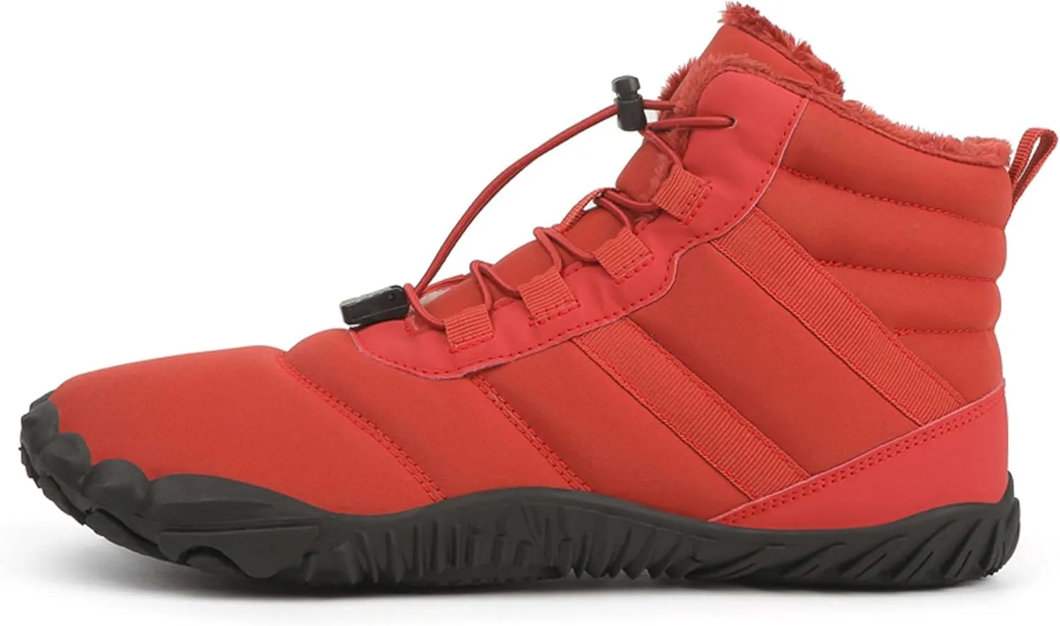 Men's Women's Winter Snow Boots-Warm Fur Lined Winter Boots-Waterproof Snow Sneakers-Barefoot Wide Toe Hiking Non-Slip Boots