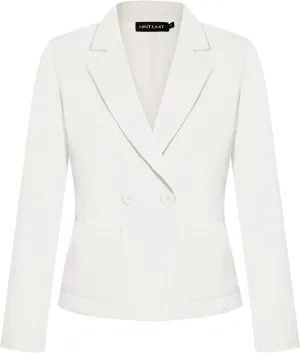 MINTLIMIT Women's Long Sleeve Blazers Button Front Notch Lapel Jacket Work Office Blazer with Pockets