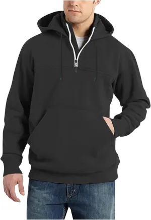 Muscularfit Mens Sweatshirt Hoodie Zip Up Lightweight Gym Athletic Sweatshirt Hooded Pullover Casual Long Sleeve Fall Hoodies