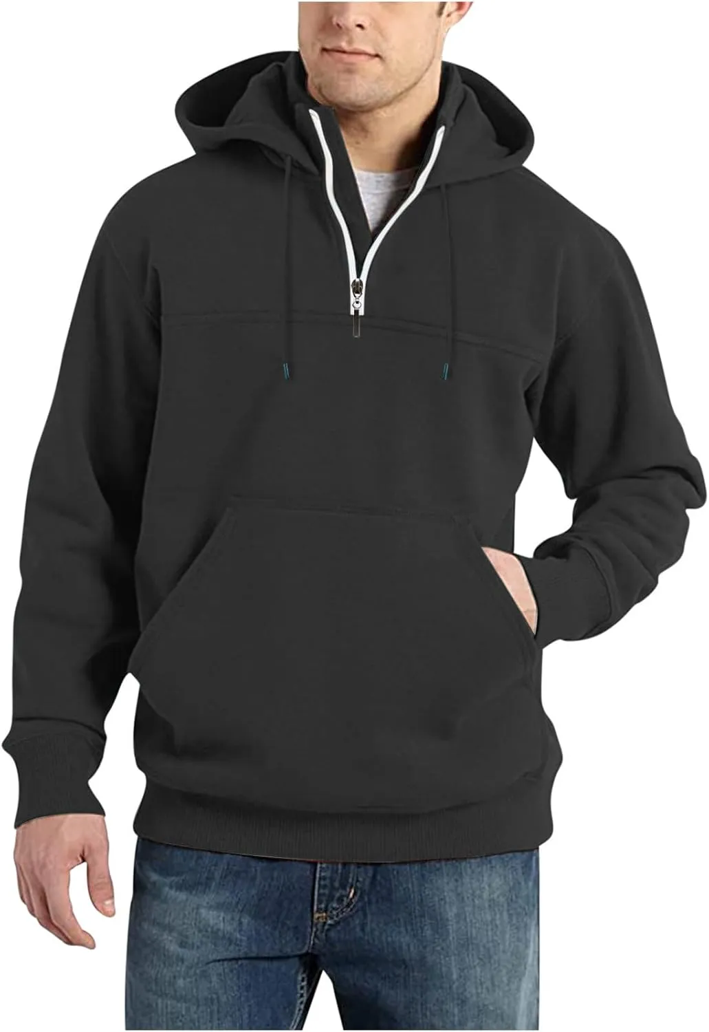 Muscularfit Mens Sweatshirt Hoodie Zip Up Lightweight Gym Athletic Sweatshirt Hooded Pullover Casual Long Sleeve Fall Hoodies