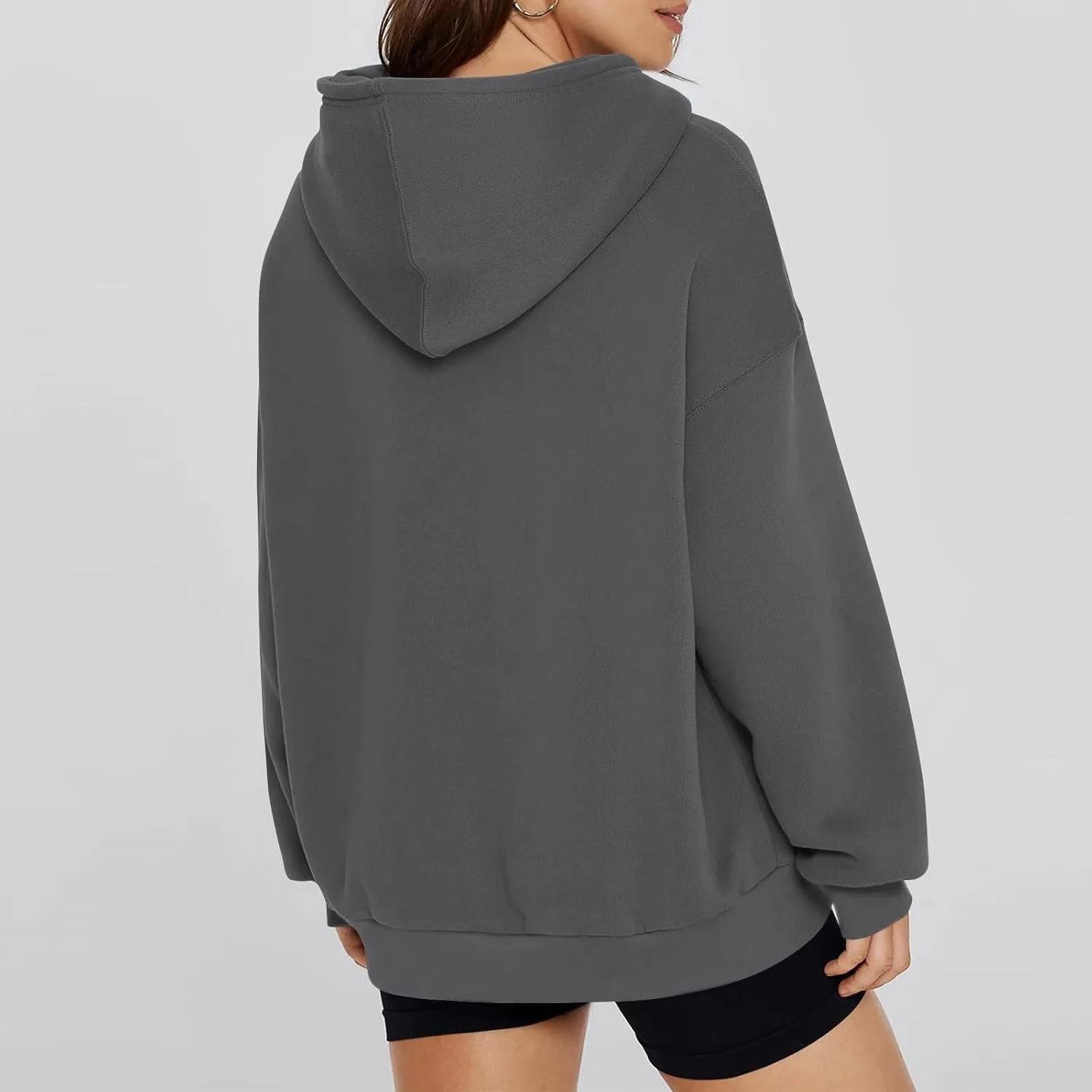 NBXNZWF Women's Oversized Hoodies 2025 Fall Y2K Clothes Long Sleeve Casual Loose Pullover Hooded Sweatshirts with Pocket