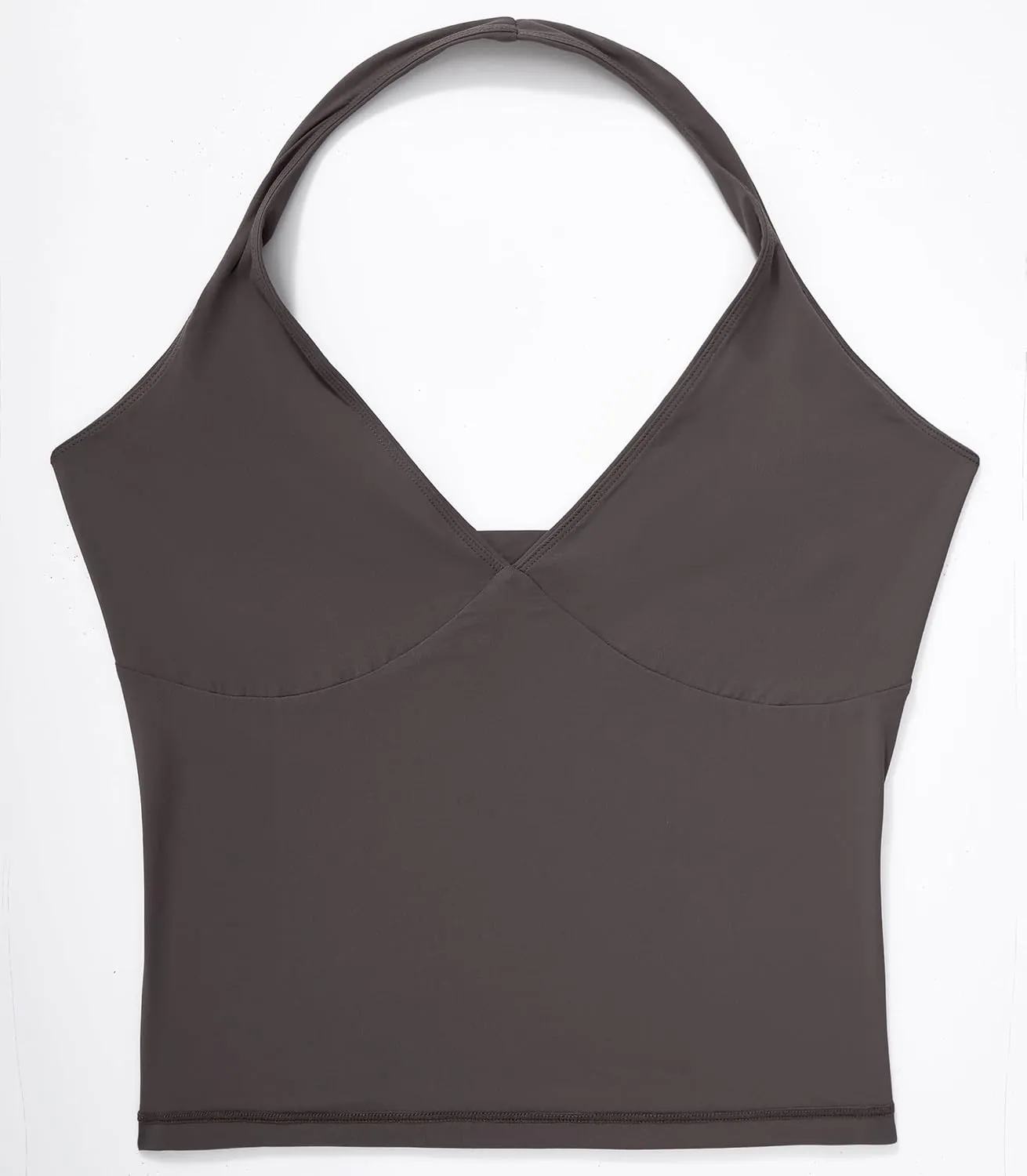 OMKAGI Womens Tank Tops Sexy Halter V Neck Going Out Tops Sleeveless Y2K Crop Top
