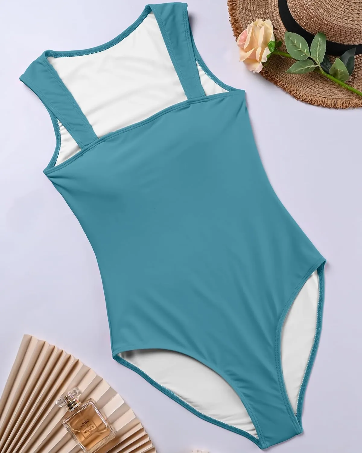 One Piece Swimsuit Women Tummy Control Bathing Suit Full Coverage Swimming Teens Slimming Modest Swim Suits 2025