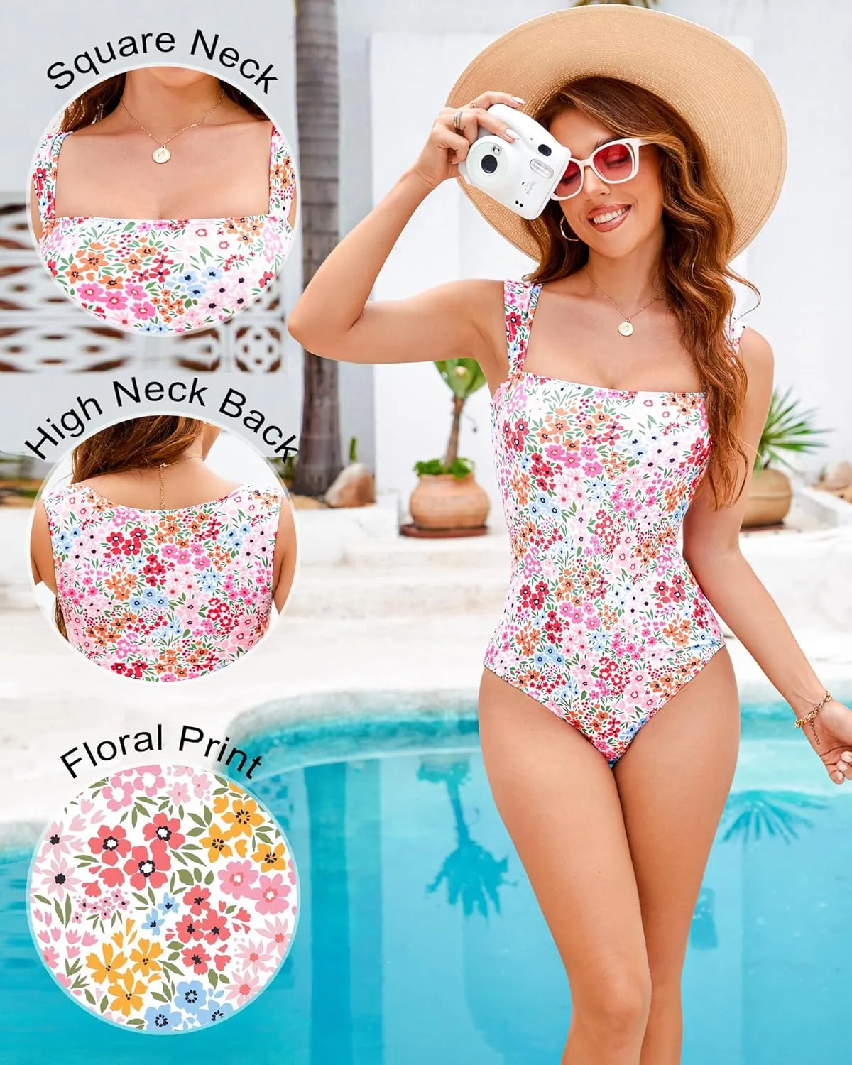 One Piece Swimsuit Women Tummy Control Bathing Suit Full Coverage Swimming Teens Slimming Modest Swim Suits 2025