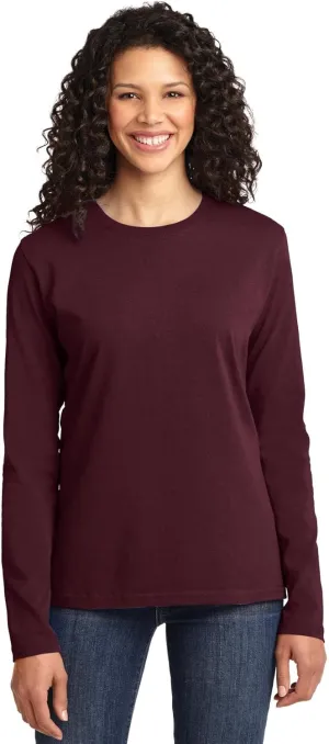 Port & Company Ladies Long Sleeve Core Cotton Tee. LPC54LS