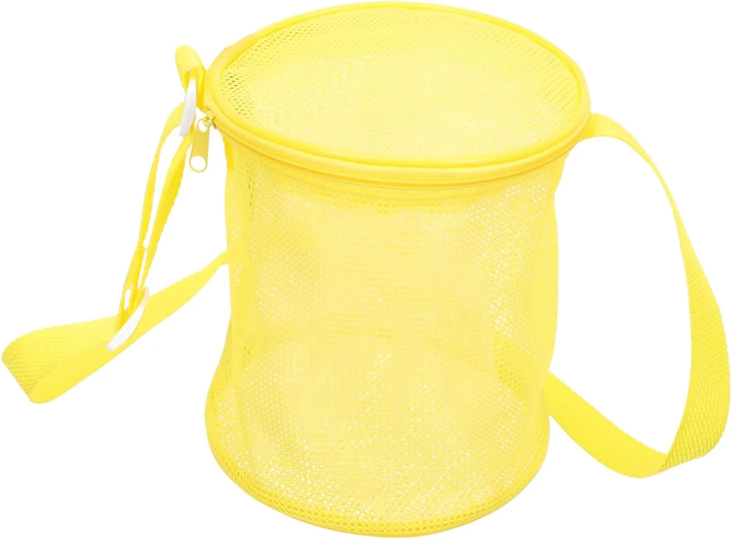 Portable Mesh Bag for Beach Collecting Bag for Beach Essentials for Outdoor Fun Bucket Design