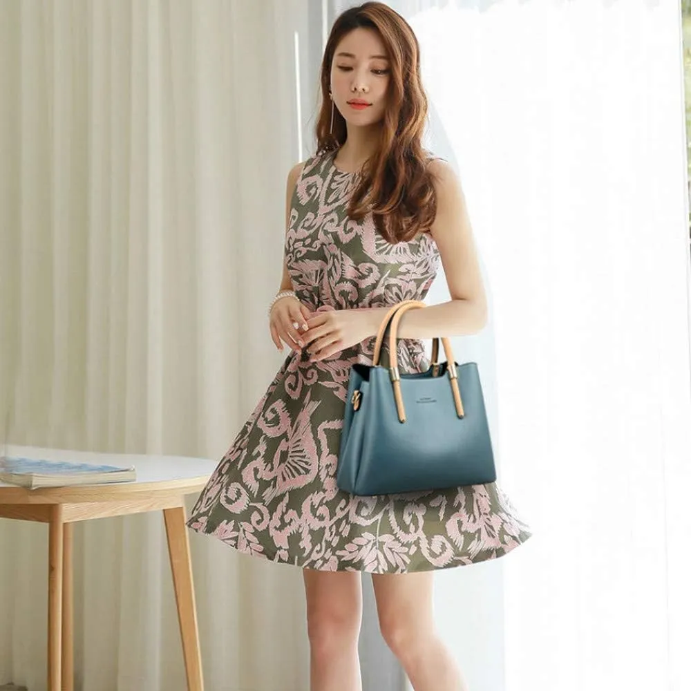 Purses and Handbags for Women Fashion Ladies PU Leather Top Handle Satchel Shoulder Tote Bags