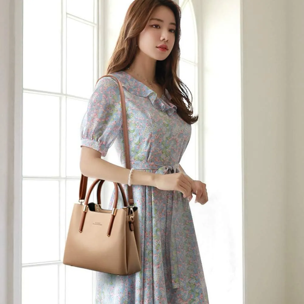 Purses and Handbags for Women Fashion Ladies PU Leather Top Handle Satchel Shoulder Tote Bags