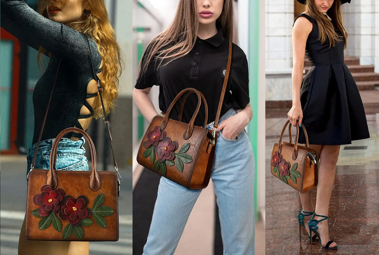Purses and Handbags for Women, Tote Bag Western Shoulder Bag Satchel Handbags Top Handle for ladies